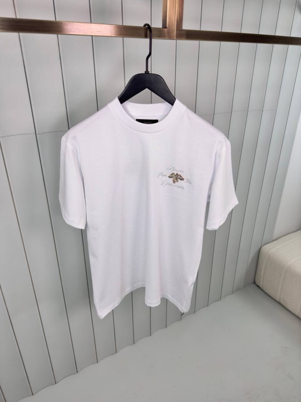 White amiri embroidered dreamers coton tee - Image 2
