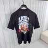 Black amiri championship os cotton tee