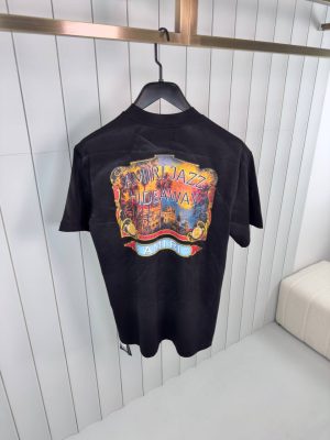 Black amiri jazz hideaway cotton tee