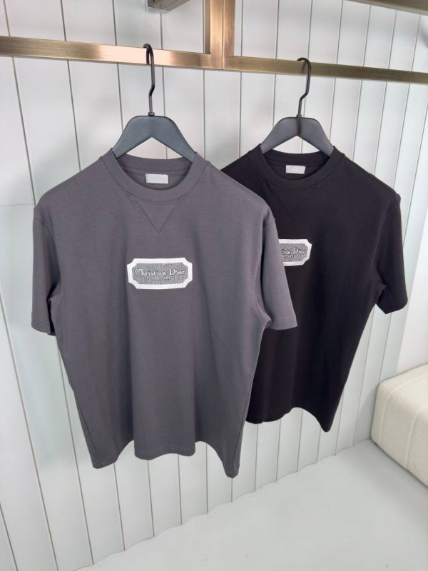 Gray dior christian dior couture jersey cotton tee - Image 2