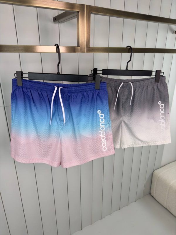 Blue saumon casablanca gradient  jacquard swim shorts - Image 5