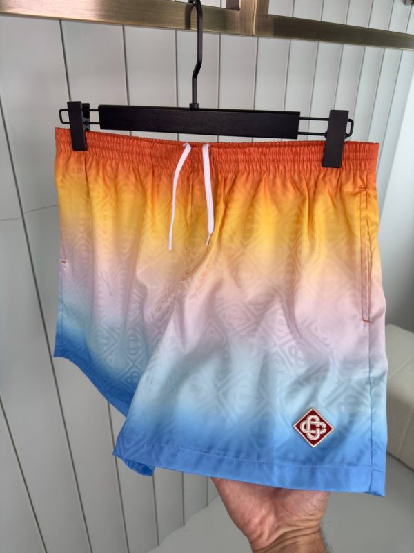 Orange casablanca gradient  jacquard swim shorts - Image 2