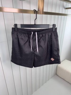 Black casablanca gradient  jacquard swim shorts