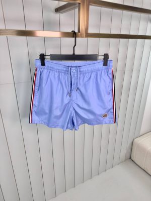 Blue moncler nylon swim short