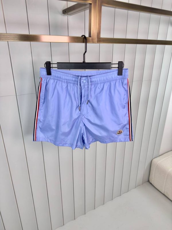 Blue moncler nylon swim short