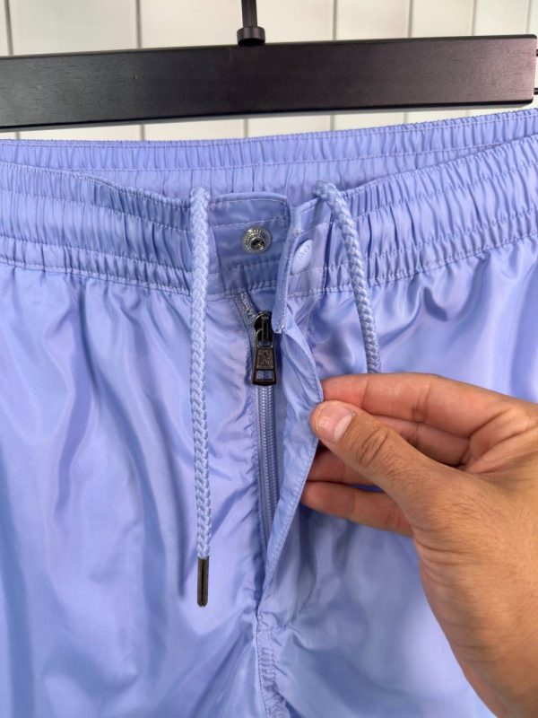 Blue moncler nylon swim short - Image 3