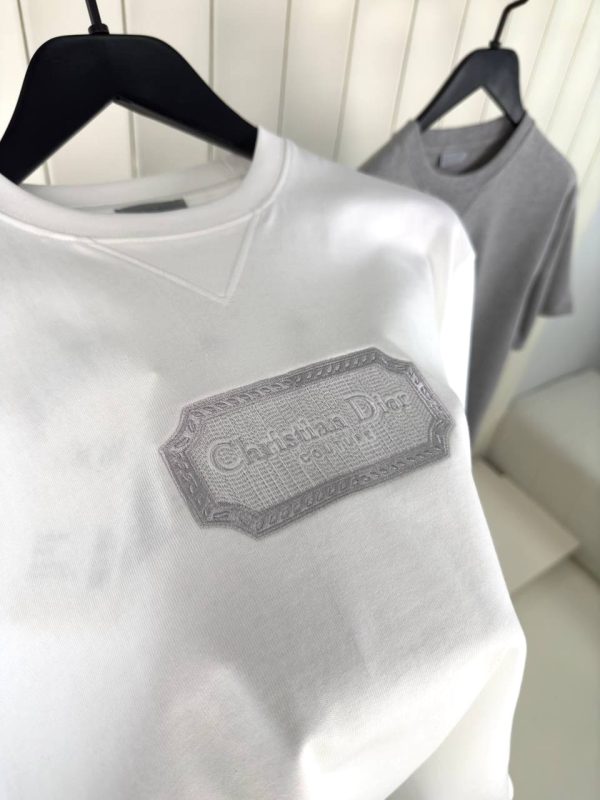 White dior christian dior couture jersey cotton tee - Image 2