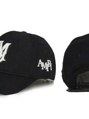 Black amiri MA logo cap