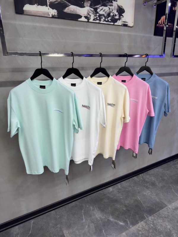 Mint balenciaga political campaign cotton tee - Image 4
