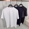 White prada sleeve triangle logo panelled cotton tee - Image 5