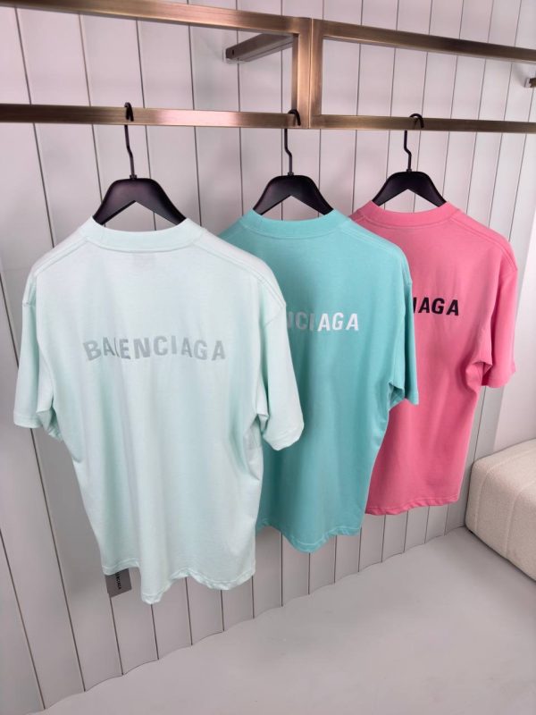Green pastel balenciaga vintage cotton tee - Image 6