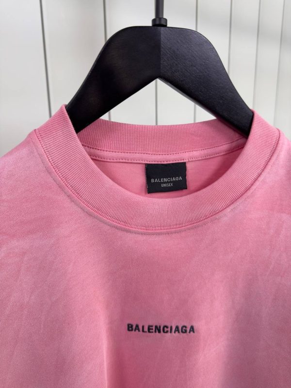 Rose pink Balenciaga vintage cotton jersey tee - Image 3