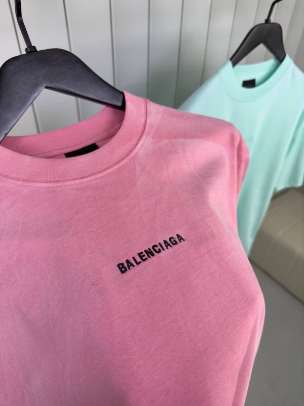 Rose pink Balenciaga vintage cotton jersey tee - Image 4