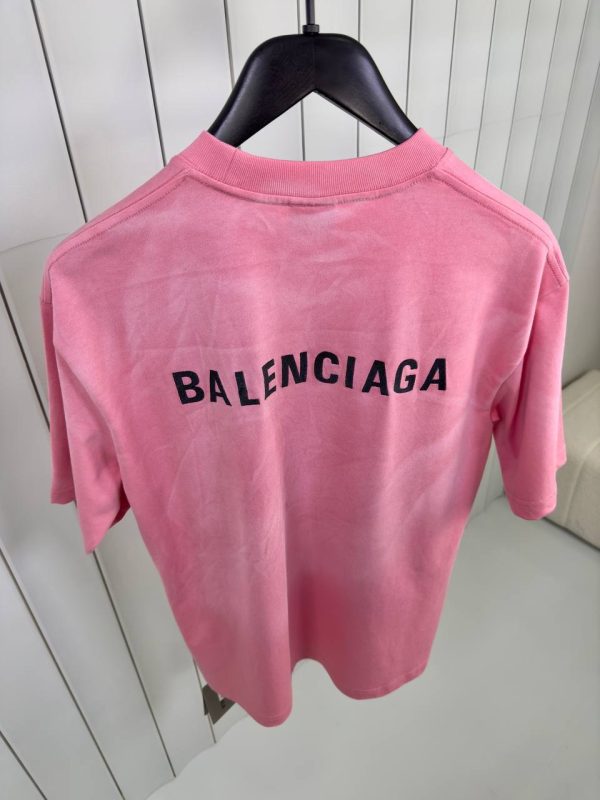 Rose pink Balenciaga vintage cotton jersey tee - Image 5