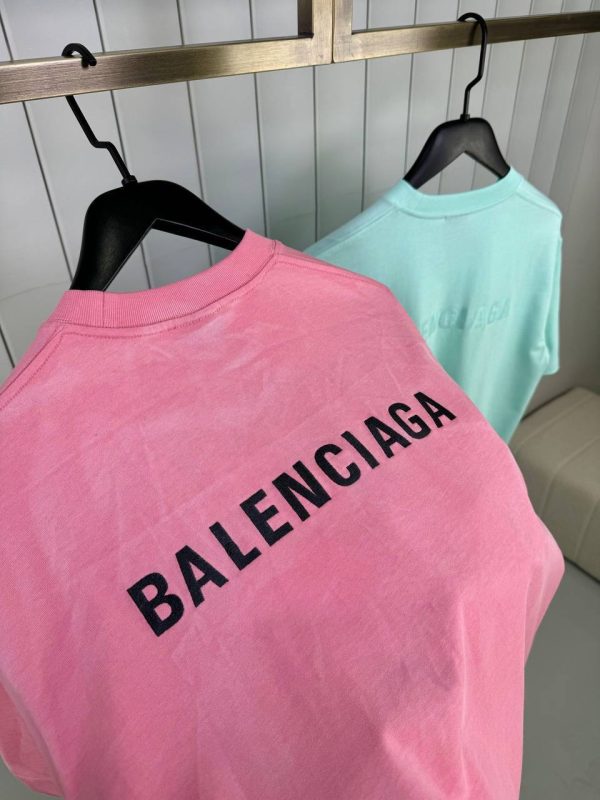 Rose pink Balenciaga vintage cotton jersey tee - Image 6