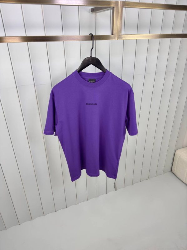 Purple Balenciaga vintage cotton jersey tee - Image 2