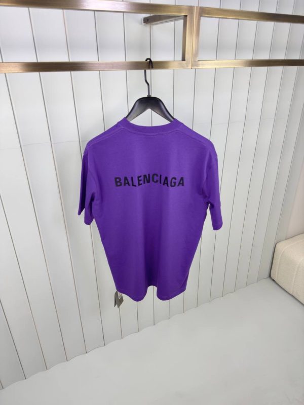 Purple Balenciaga vintage cotton jersey tee - Image 3