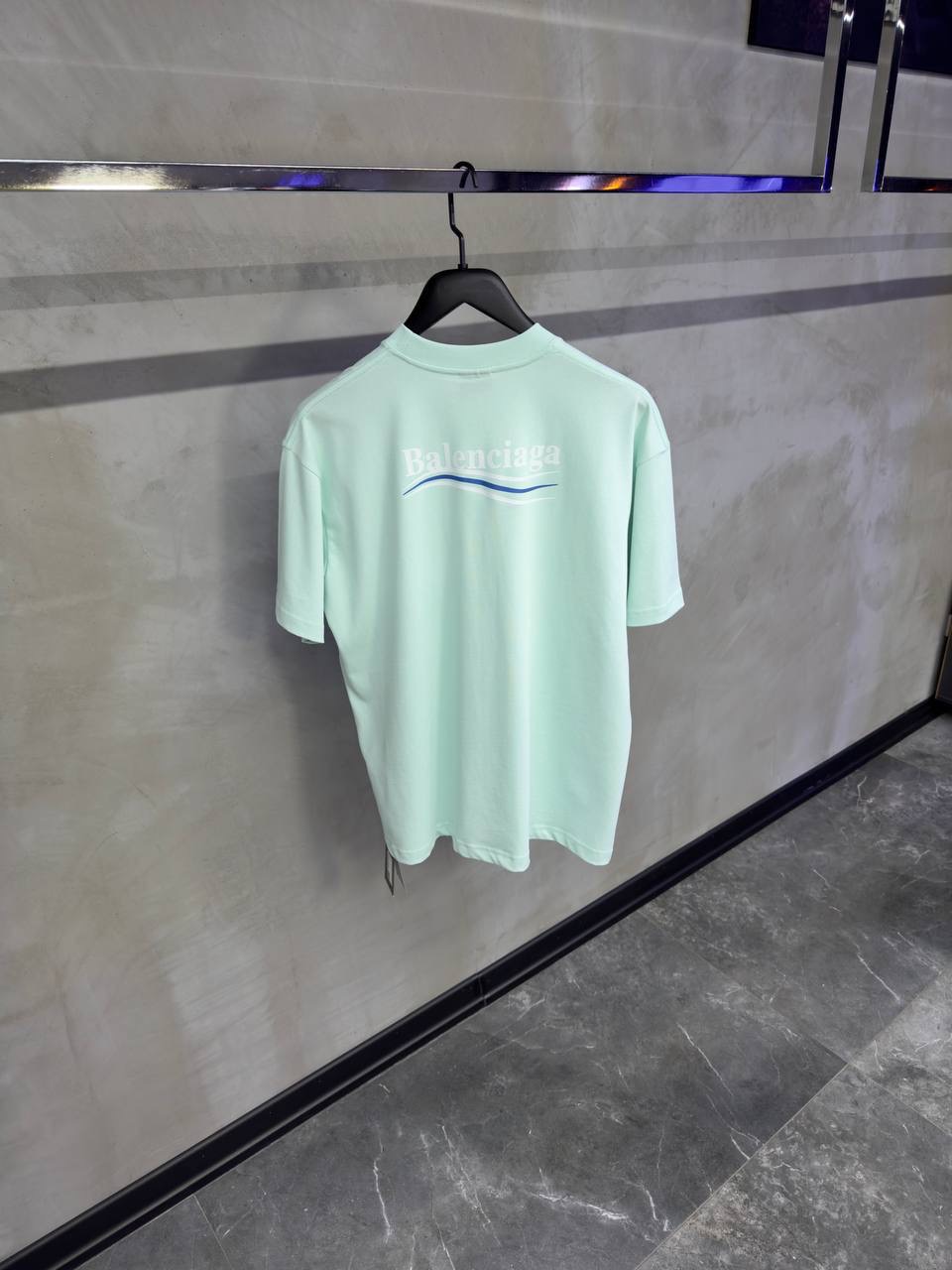 Mint balenciaga political campaign cotton tee