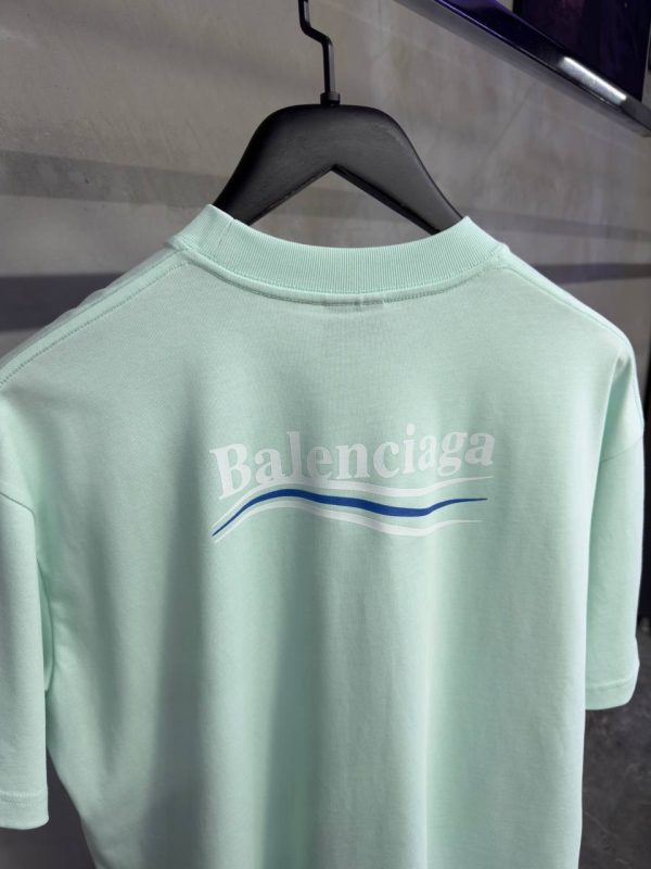 Mint balenciaga political campaign cotton tee - Image 3