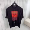Black LV embellished graphic cotton tee