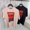 Black LV embellished graphic cotton tee - Image 2
