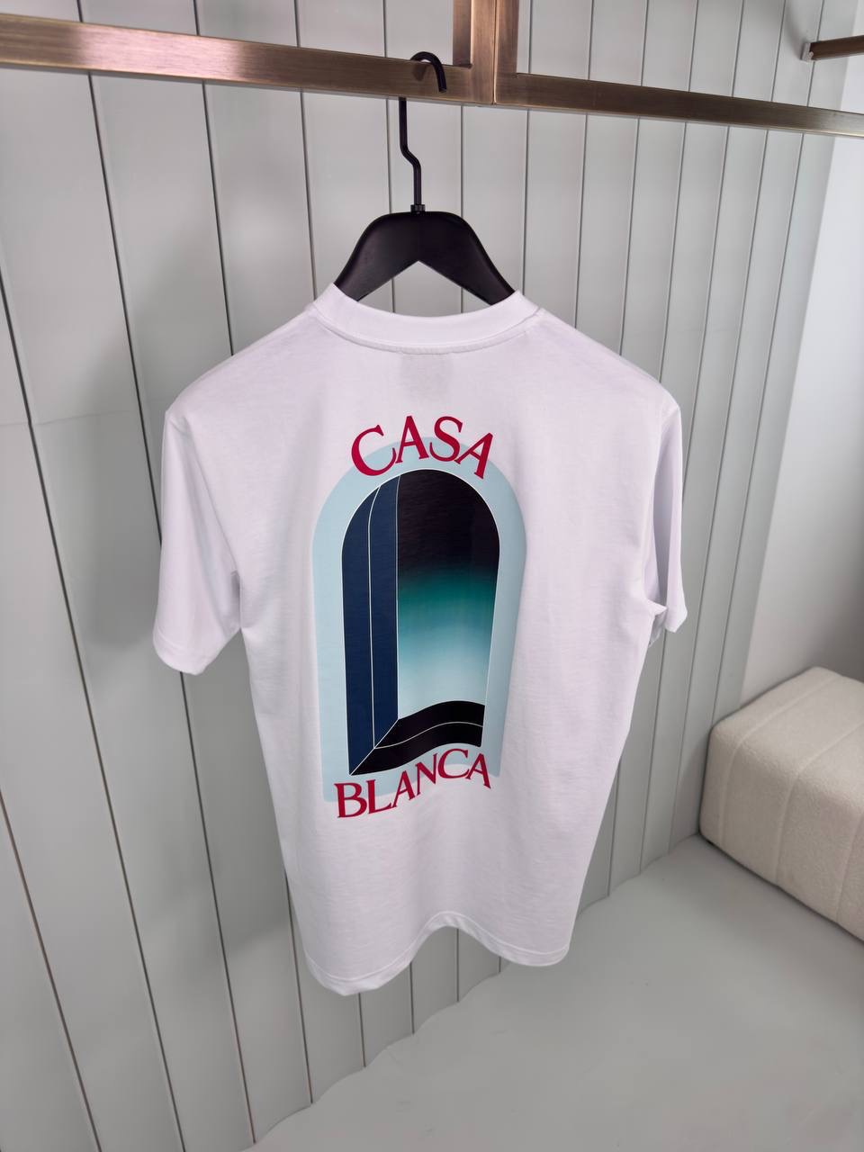 White casablanca l'arche cotton tee