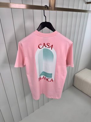Pink casablanca l'arche cotton tee