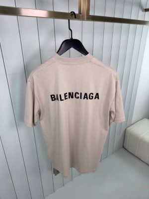 Beige Balenciaga vintage cotton jersey tee