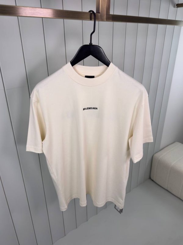 Cream Balenciaga vintage cotton jersey tee - Image 2