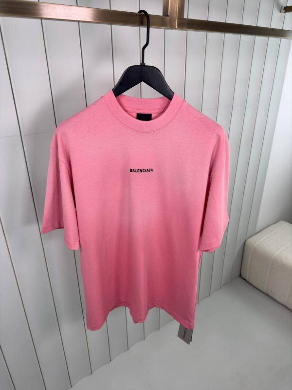 Rose pink Balenciaga vintage cotton jersey tee - Image 2