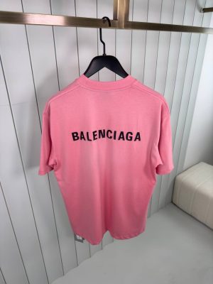 Rose pink Balenciaga vintage cotton jersey tee