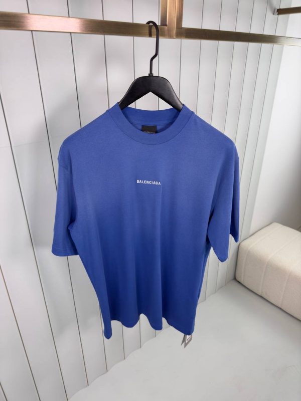 Dark blue Balenciaga vintage cotton jersey tee - Image 2