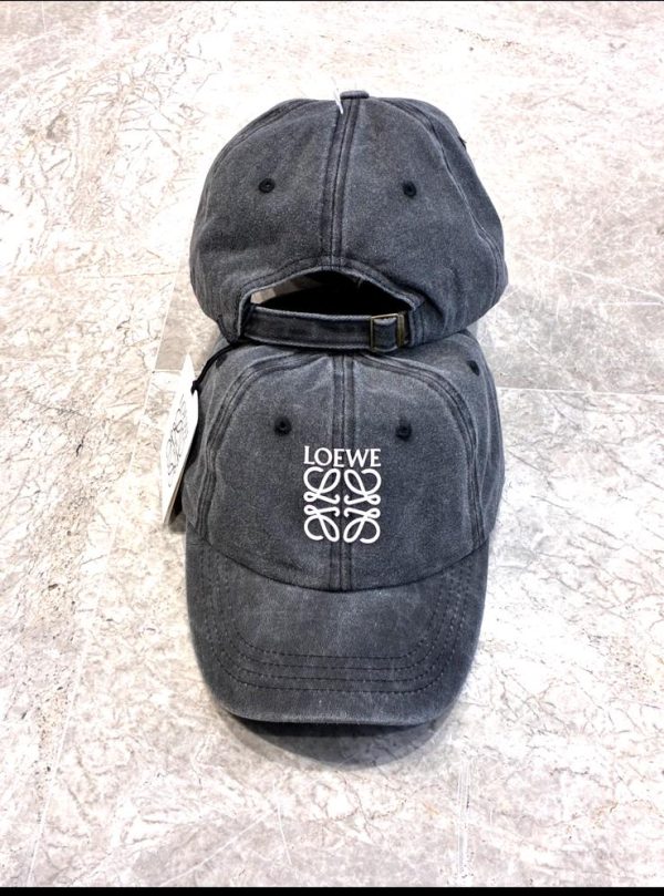 Anthracite loewe logo cap