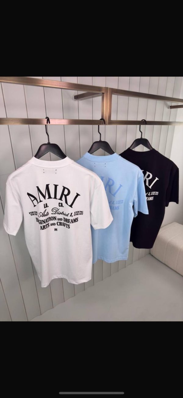 Blue amiri arts district cotton tee - Image 4