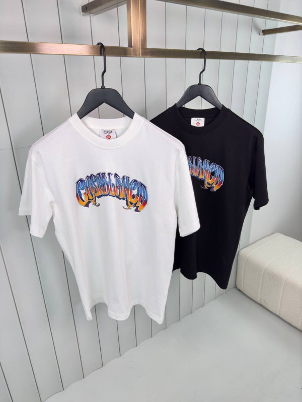 Preorder | White casablanca gradient gothic cotton tee - Image 2