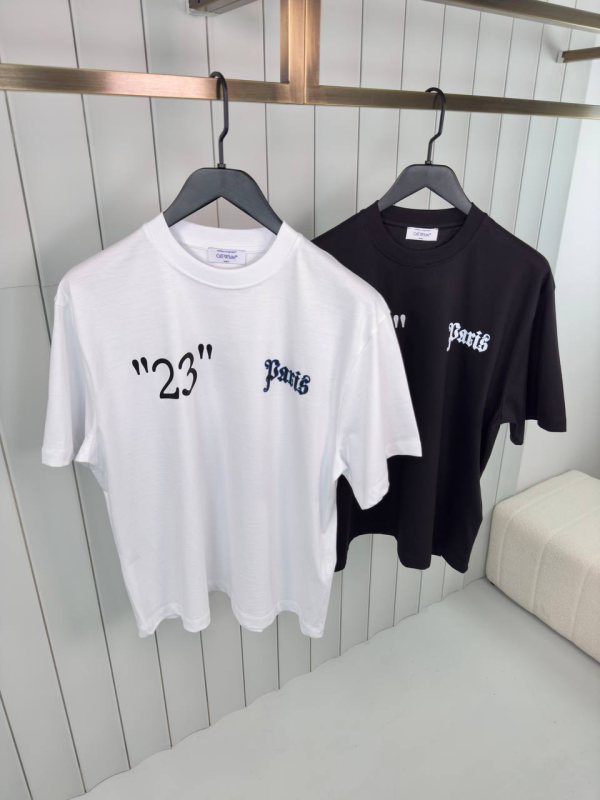 Preorder | Black off-white kit paris cotton tee - Image 3