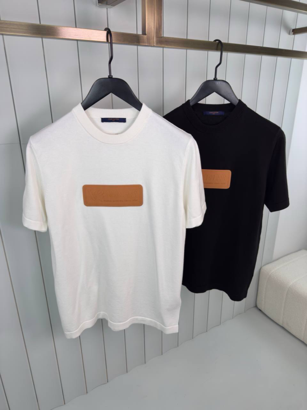 Preorder | Black LV VVN patch cotton tee - Image 2