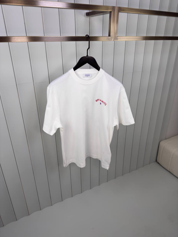 Preorder | White off-white star arrow cotton tee - Image 2