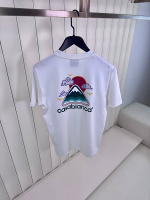 White casablanca montagne ondulee cotton tee