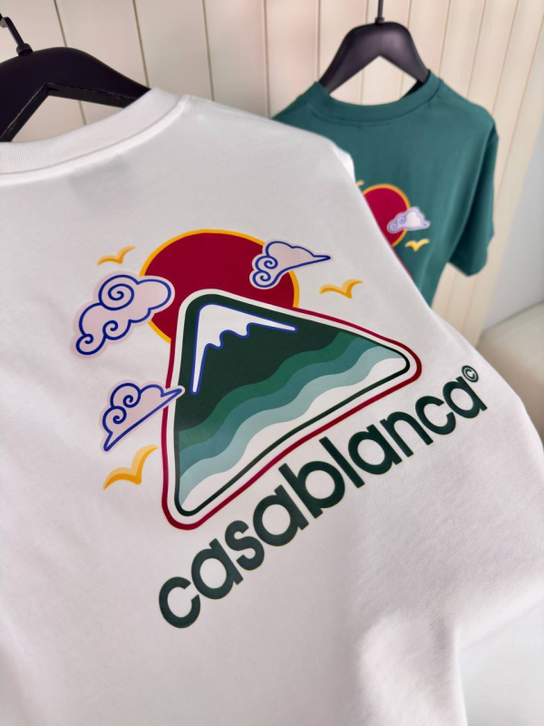 Preorder | White casablanca montagne ondulee cotton tee - Image 3