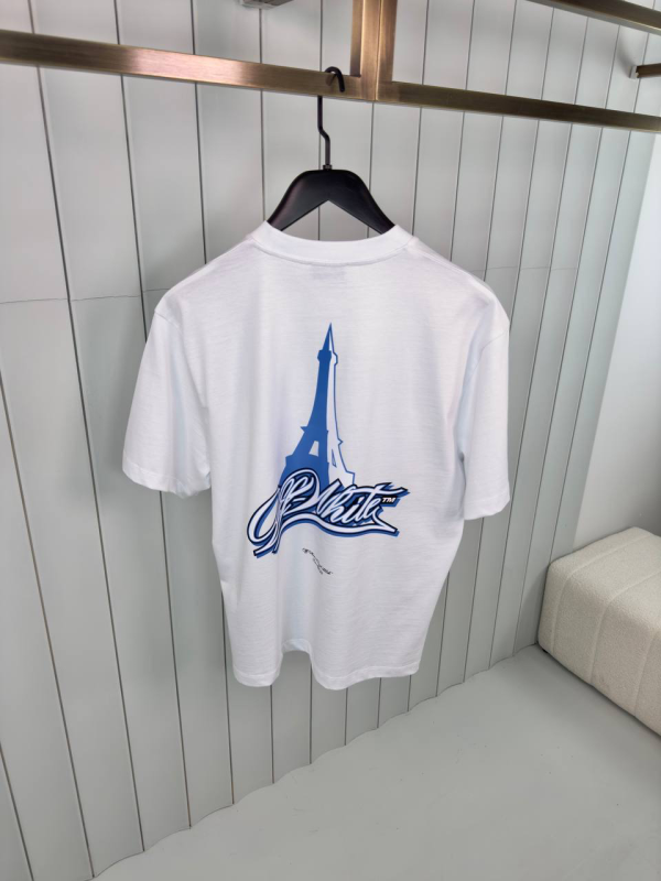 Preorder | White off-white kit paris cotton tee - Image 2