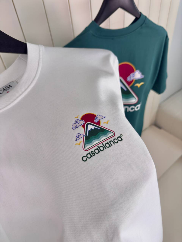 Preorder | White casablanca montagne ondulee cotton tee - Image 4