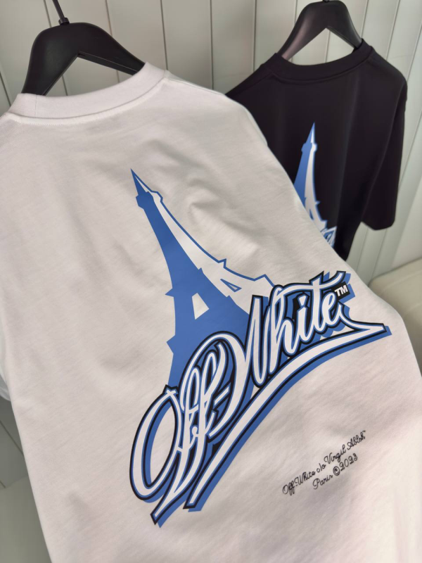 Preorder | White off-white kit paris cotton tee - Image 5