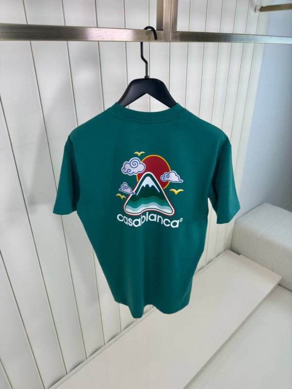 Preorder | Green casablanca montagne ondulee cotton tee - Image 4