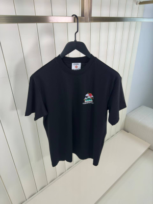 Preorder | Black casablanca montagne ondulee cotton tee