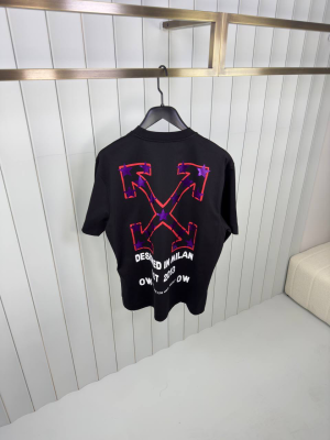 Preorder | Black off-white star arrow cotton tee