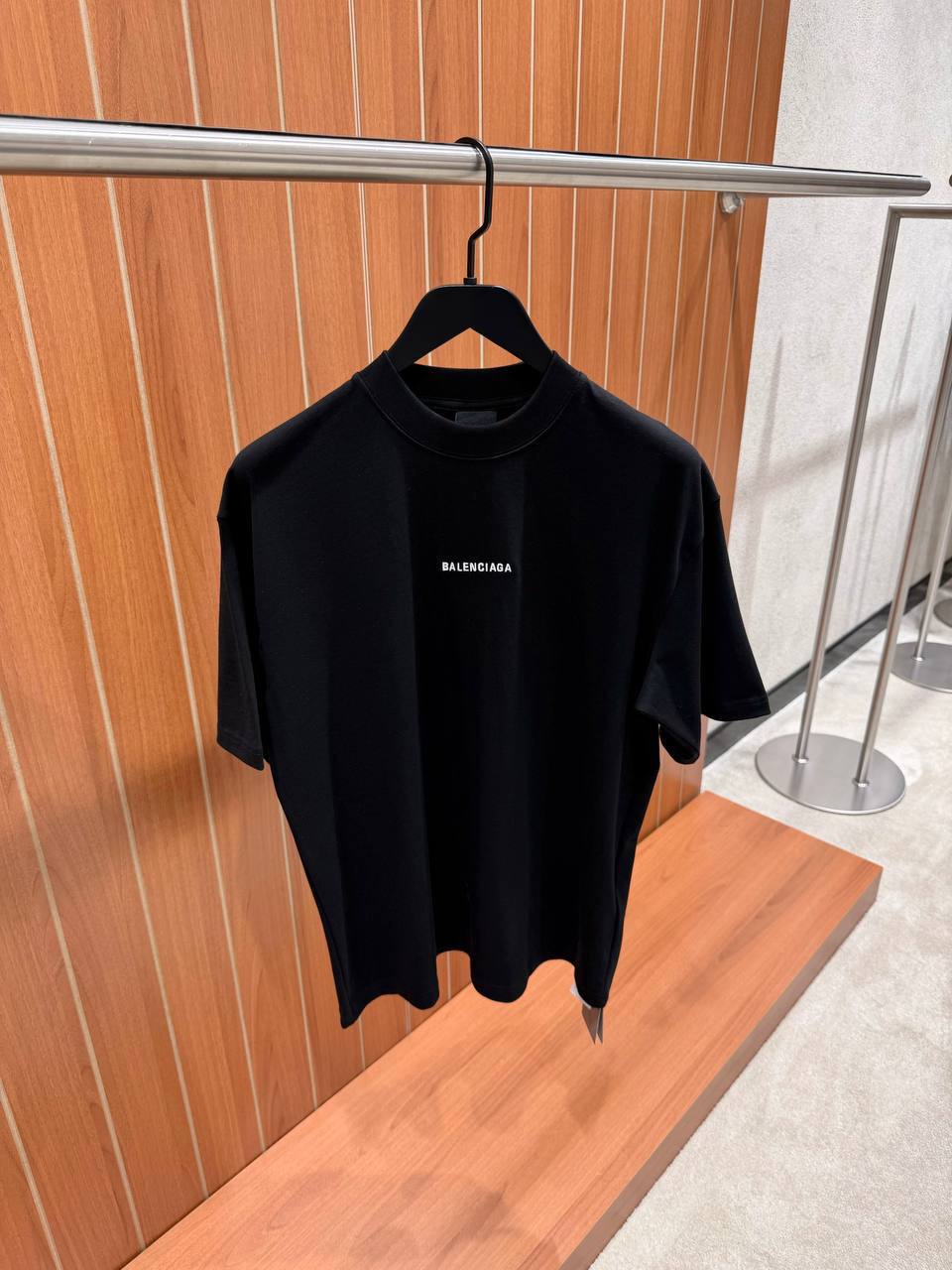 Black Balenciaga vintage cotton jersey tee - Image 2