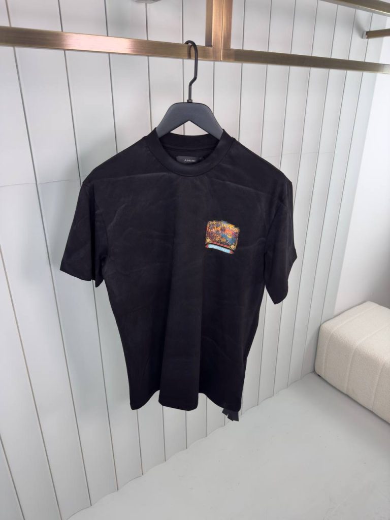 Preorder | Black amiri jazz hideaway cotton tee