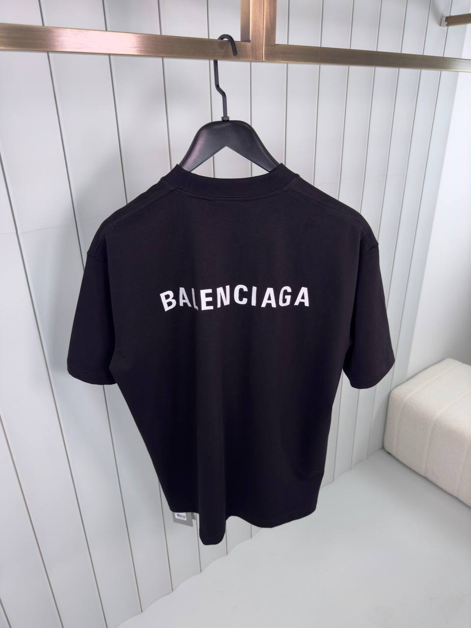 Black Balenciaga vintage cotton jersey tee - Image 5