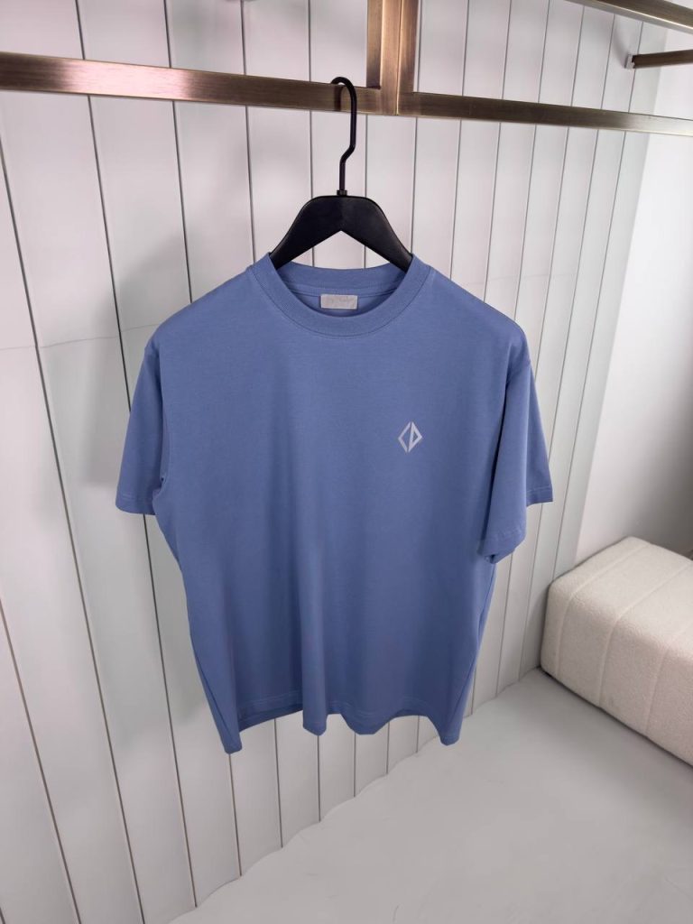 Blue dior CD diamond relax cotton tee